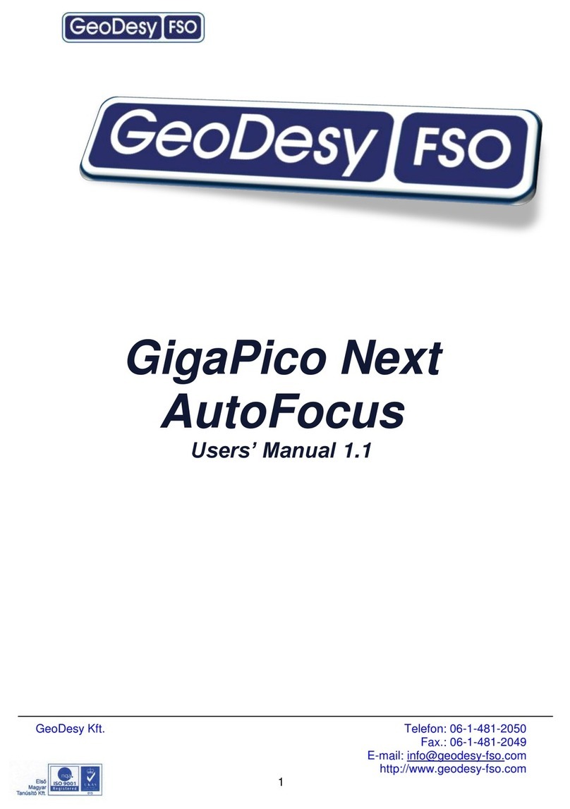 GeoDesy FSO GigaPico Next AutoFocus user manual