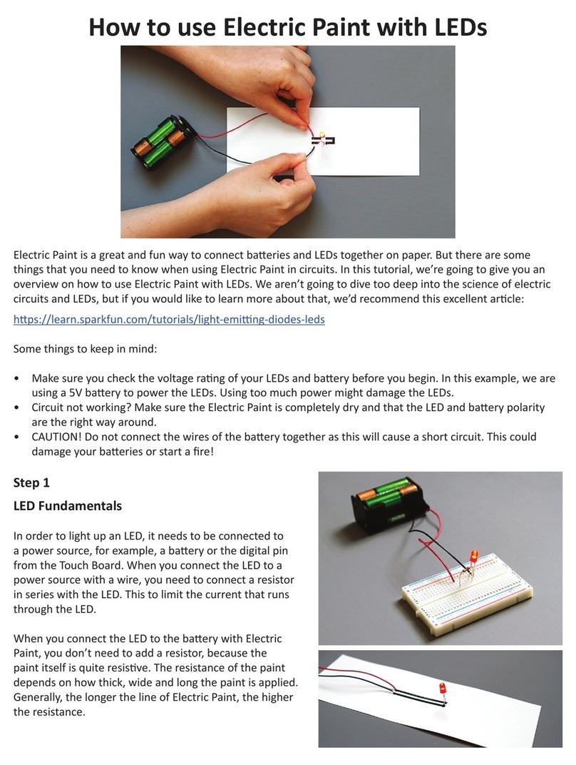 Electroflash Resourcing Electric Paint manual