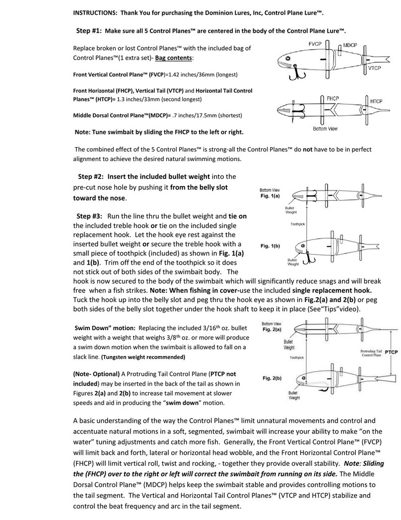 Dominion Lures Control Plane Lure instructions Dominion Lures Control Plane Lure instructions