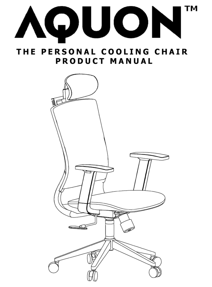 Aquion The Personal Cooling Chair product manual