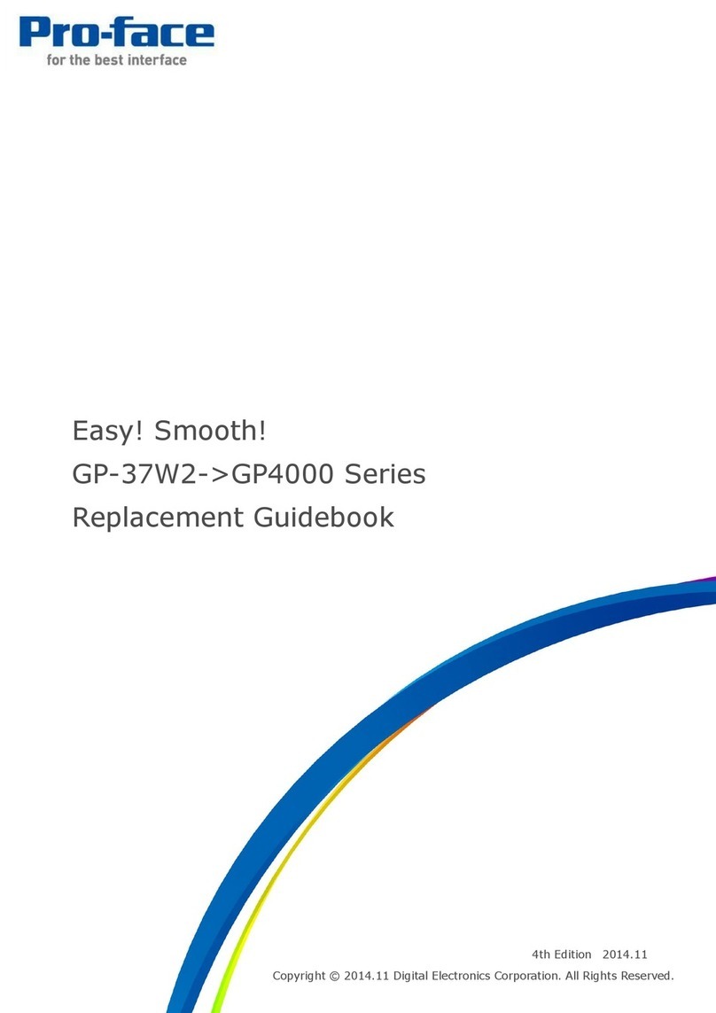 Pro-face GP4000 SERIES User manual