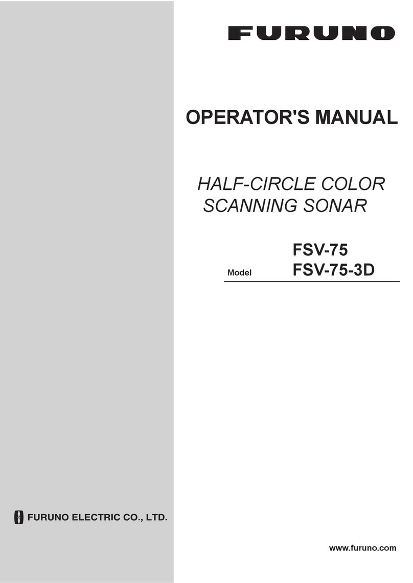 Furuno FSV-75 User manual