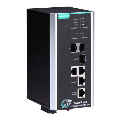 Moxa Technologies PT-G503-PHR-PTP Series Quick installation guide