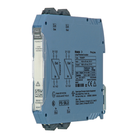 Knick ProLine P224 P1 Series User and safety manual