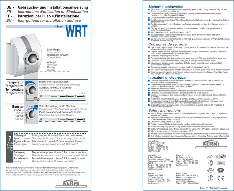Kermi WRT User manual