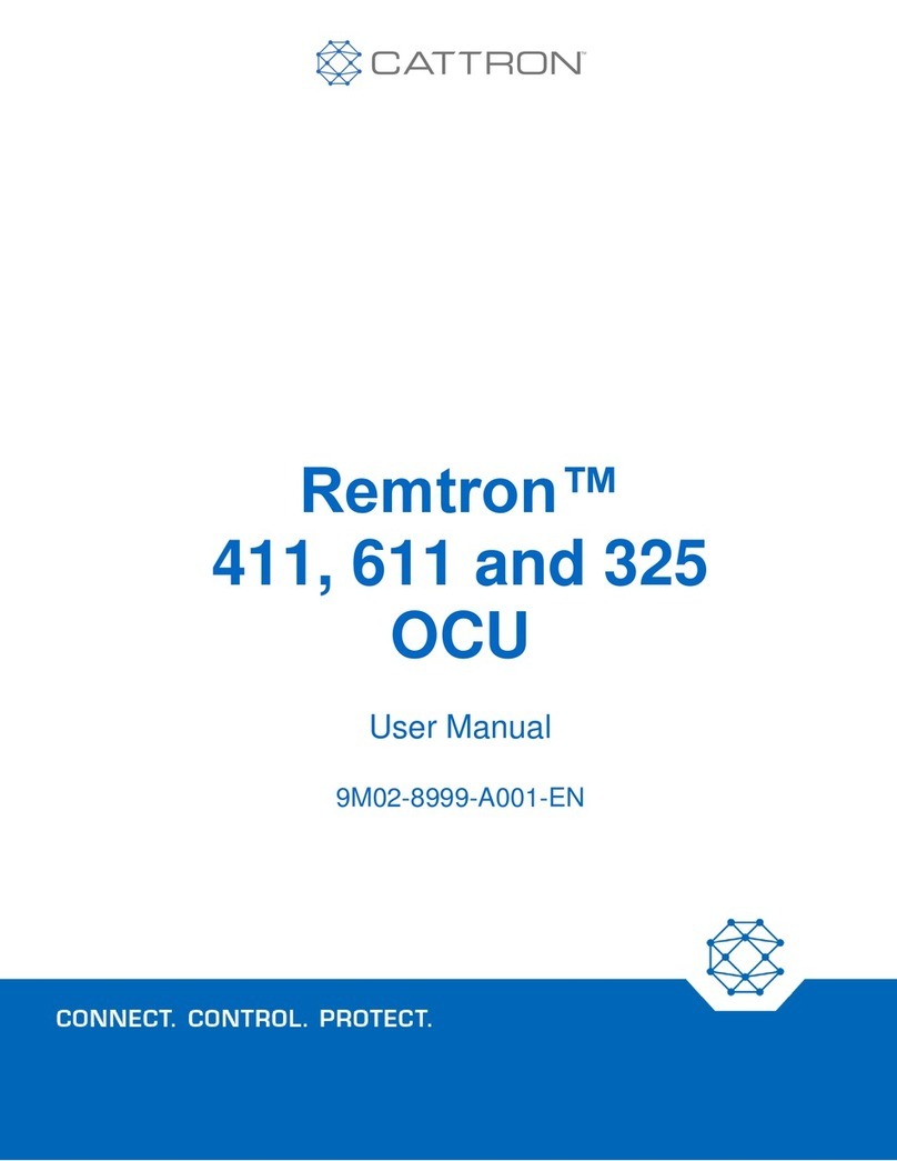 Cattron Remtron 411 User manual