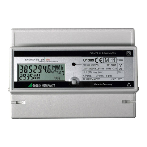 Gossen MetraWatt U1281 operating instructions