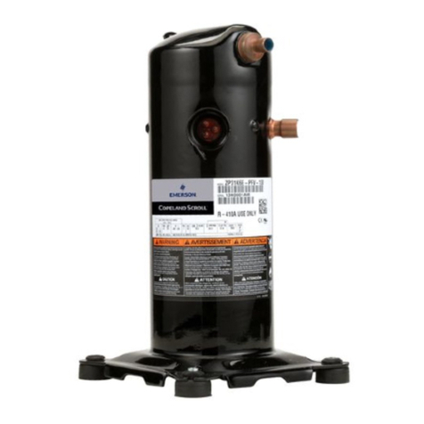 Emerson ZPK3E Series User manual