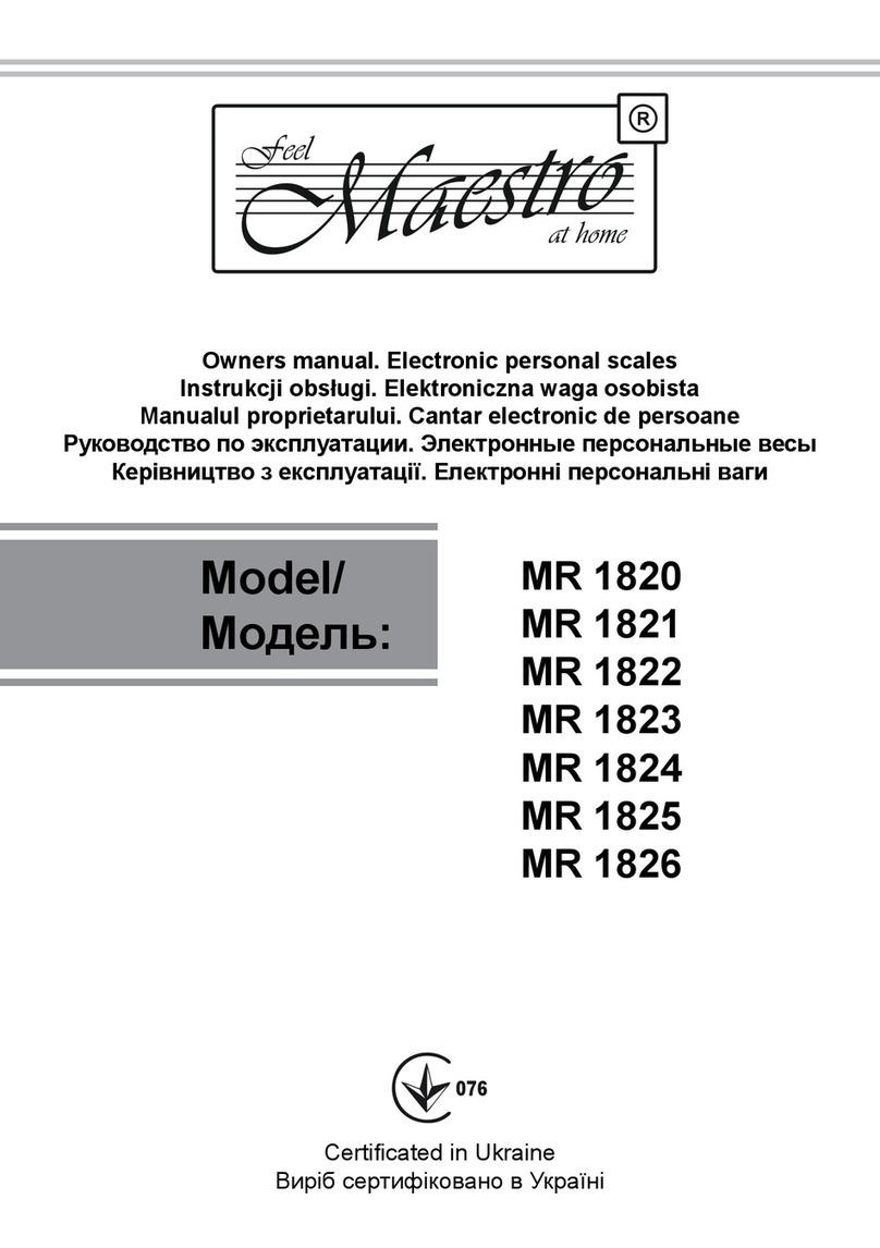 Maestro MR 1820 User manual