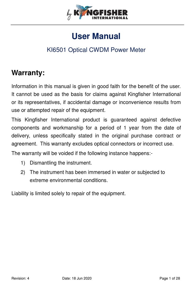 Kingfisher KI6501 User manual Kingfisher KI6501 User manual