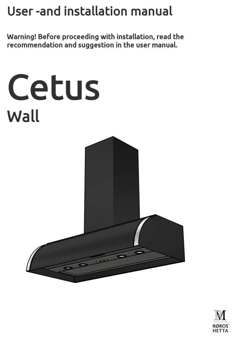 Roros Metall ROROS HETTA Cetus User and installation manual
