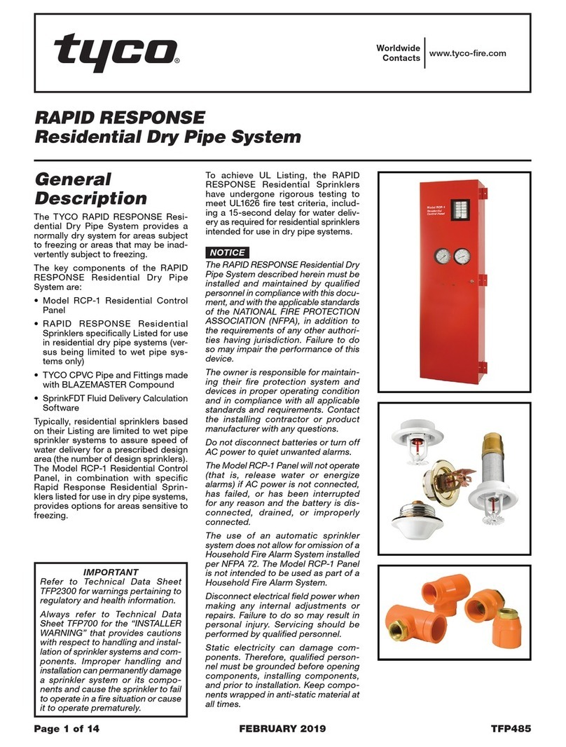 Johnson Controls tyco RAPID RESPONSE RCP-1 manual