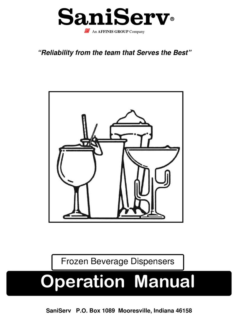 AFFINIS GROUP SaniServ 704 Operation manual