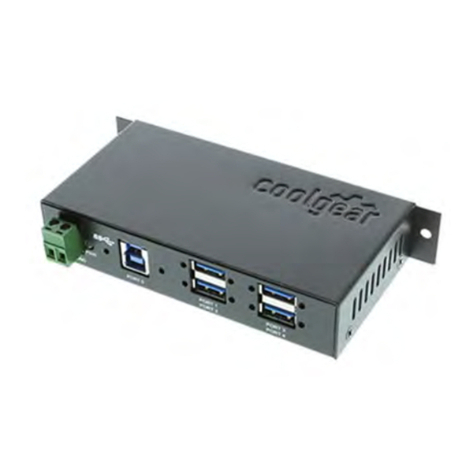 CoolGear USBG-4U3ML User manual