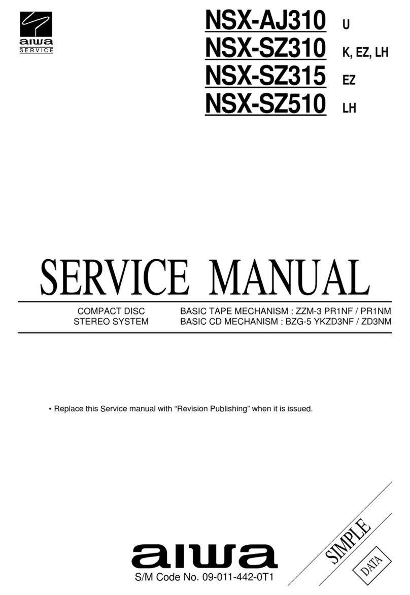 Aiwa NSX-AJ310 User manual