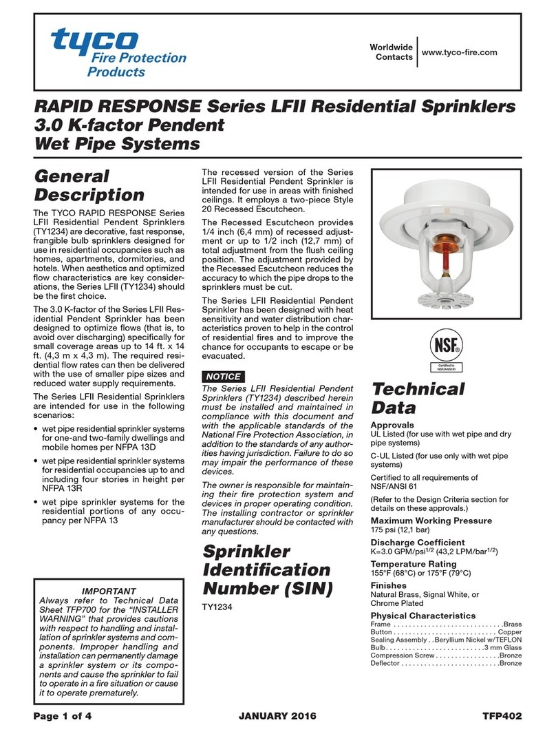 Tyco Rapidresponse LFII Series User manual
