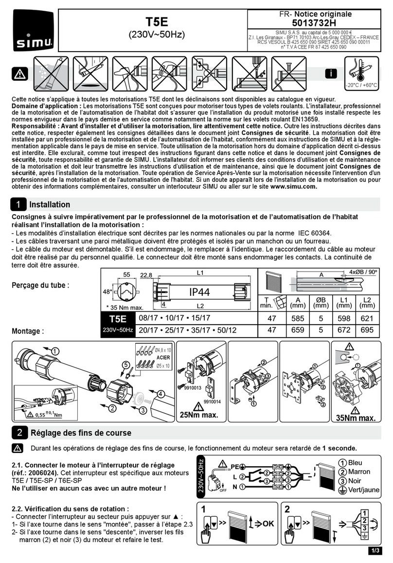 Simu T5E Original instructions