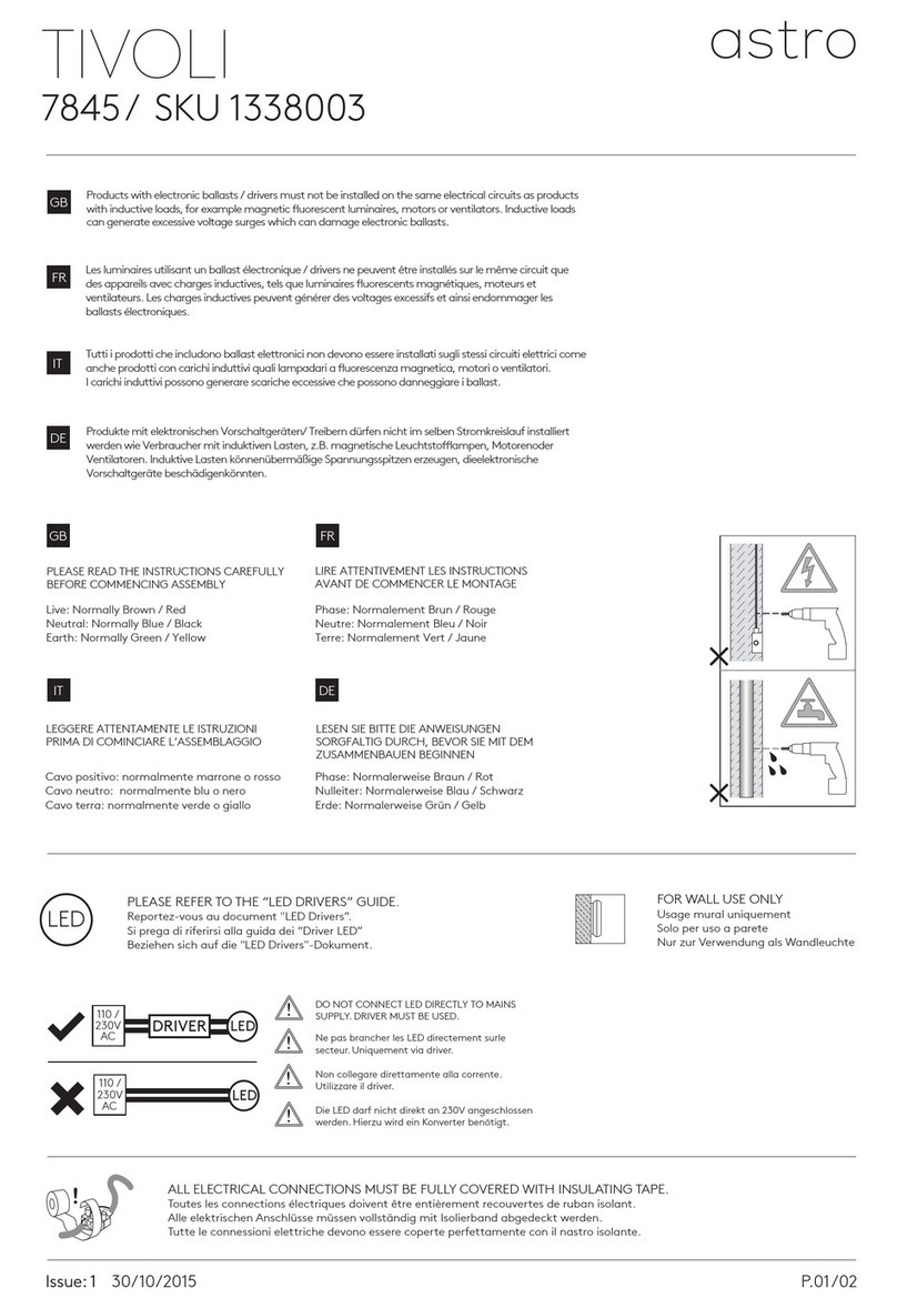 ASTRO TIVOLI 7845 instructions ASTRO TIVOLI 7845 instructions