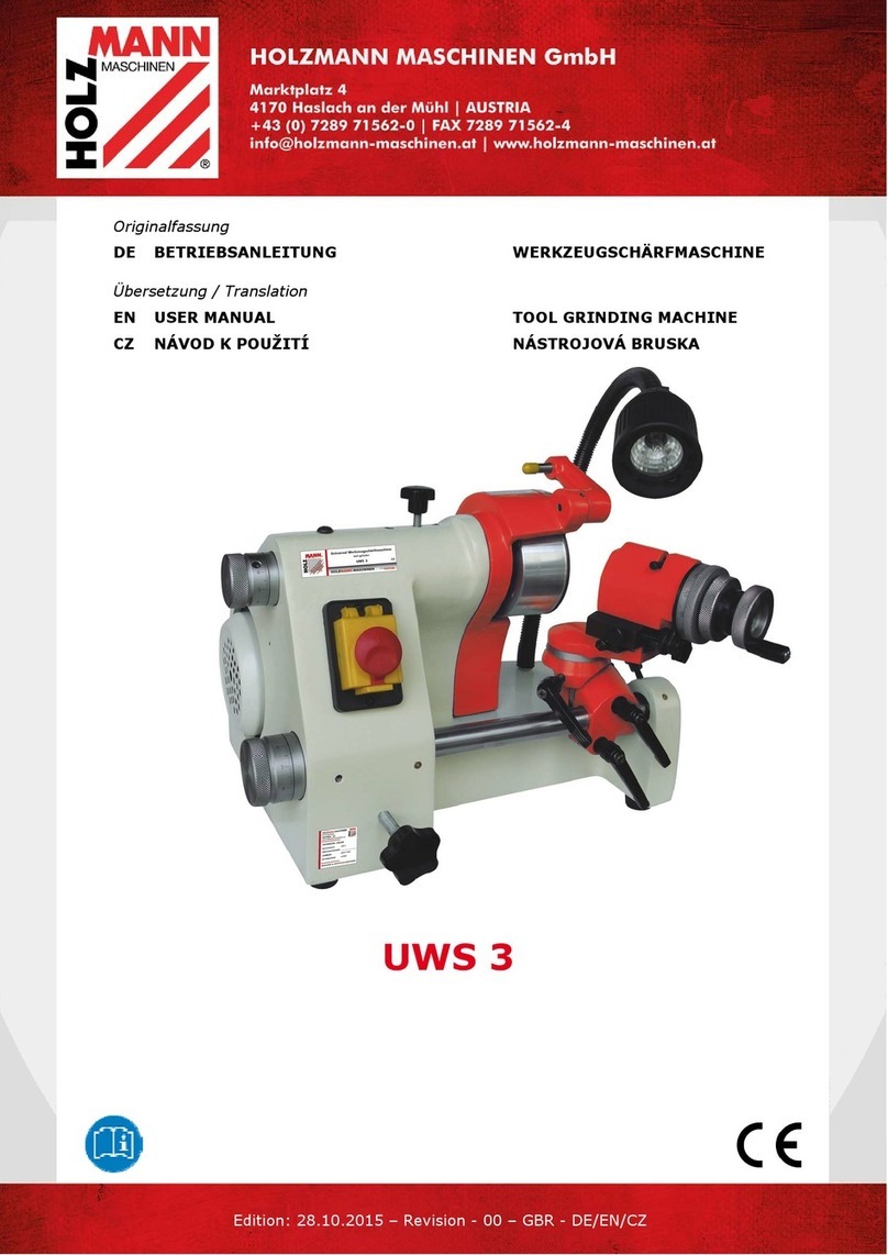 HOLZMANN MASCHINEN UWS3 user manual