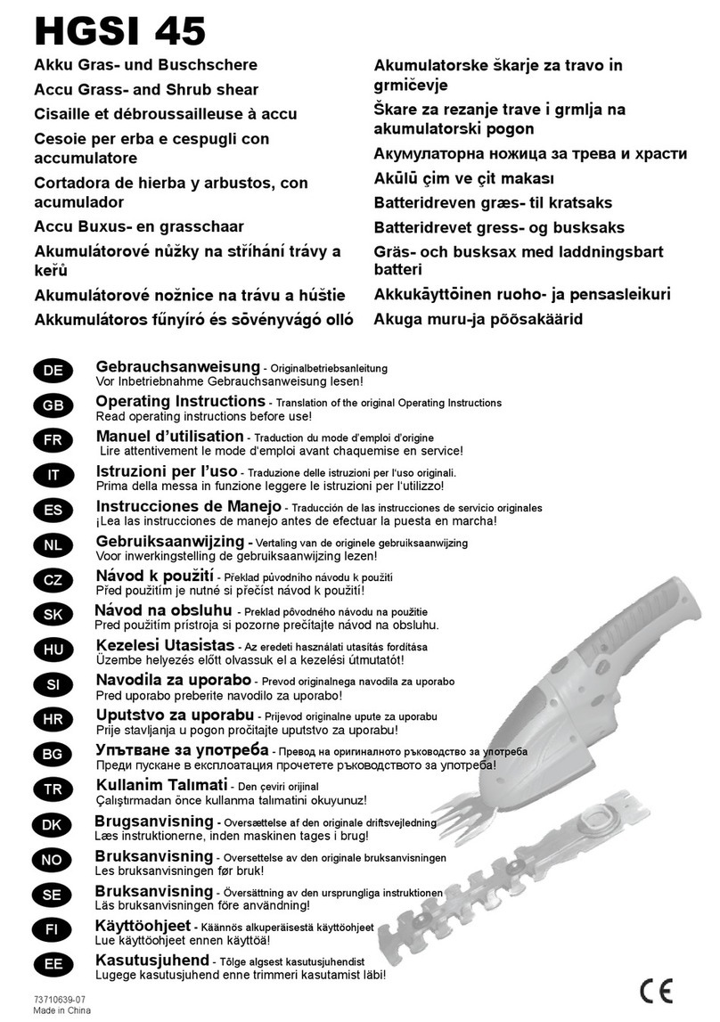 Ikra HGSI 45 operating instructions