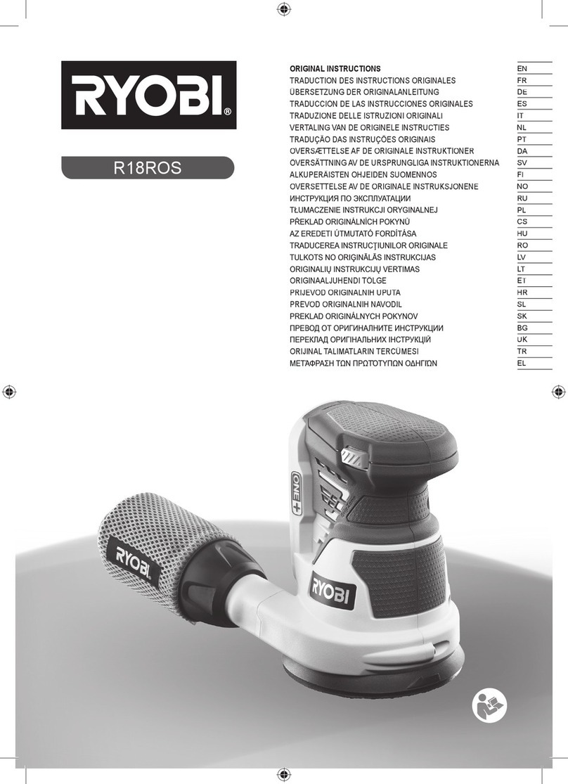 Ryobi R18ROS User manual
