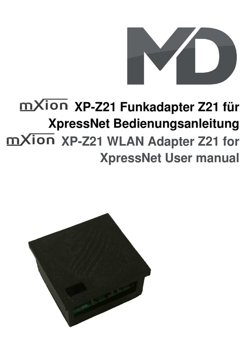 MD mXion XpressNet XP-Z21 user manual