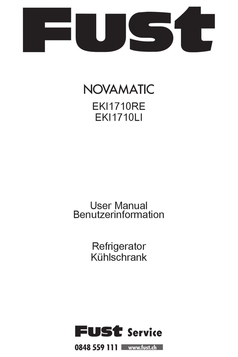 FUST Novamatic EKI1710RE User manual