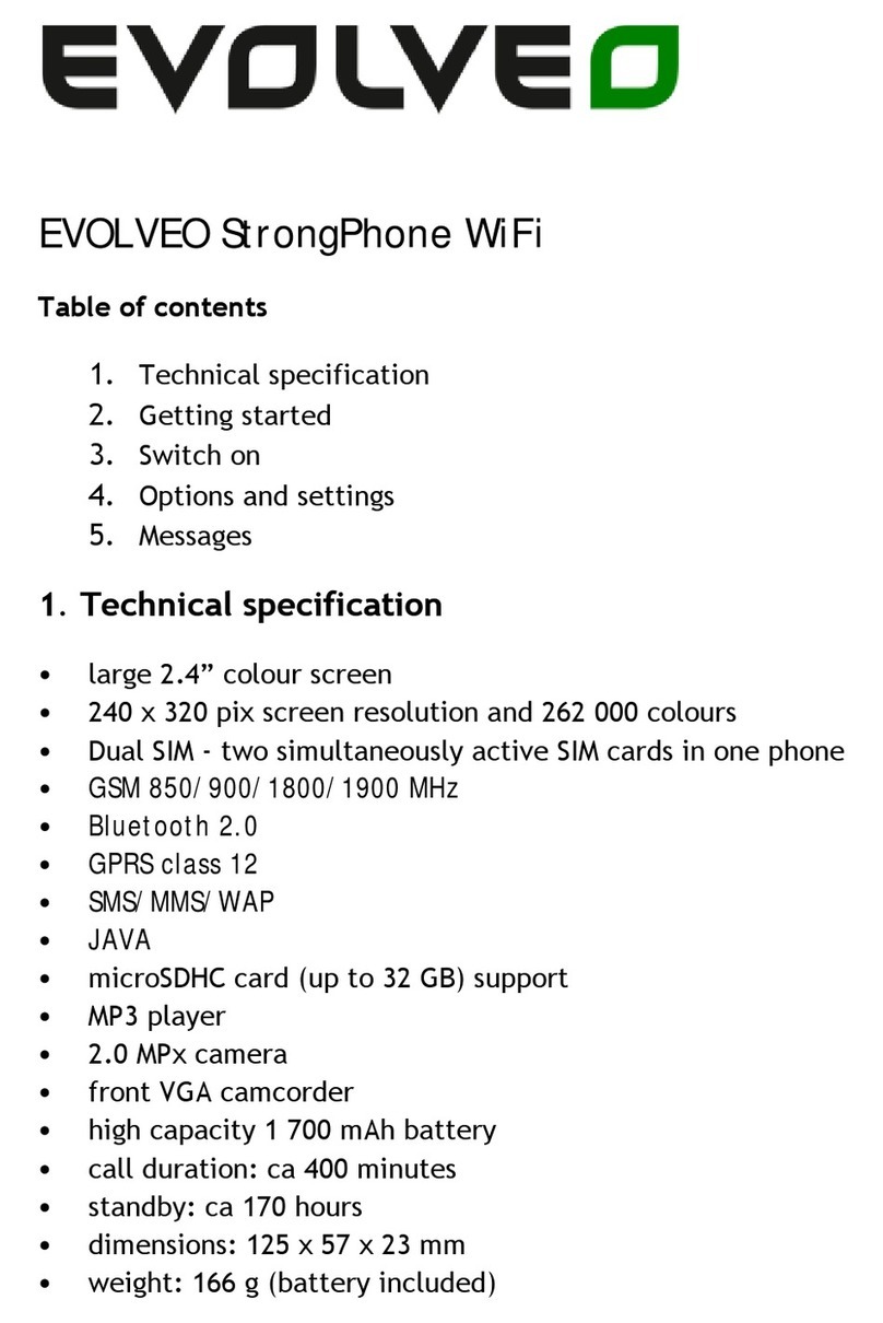 Evolveo StrongPhone WiFi User manual