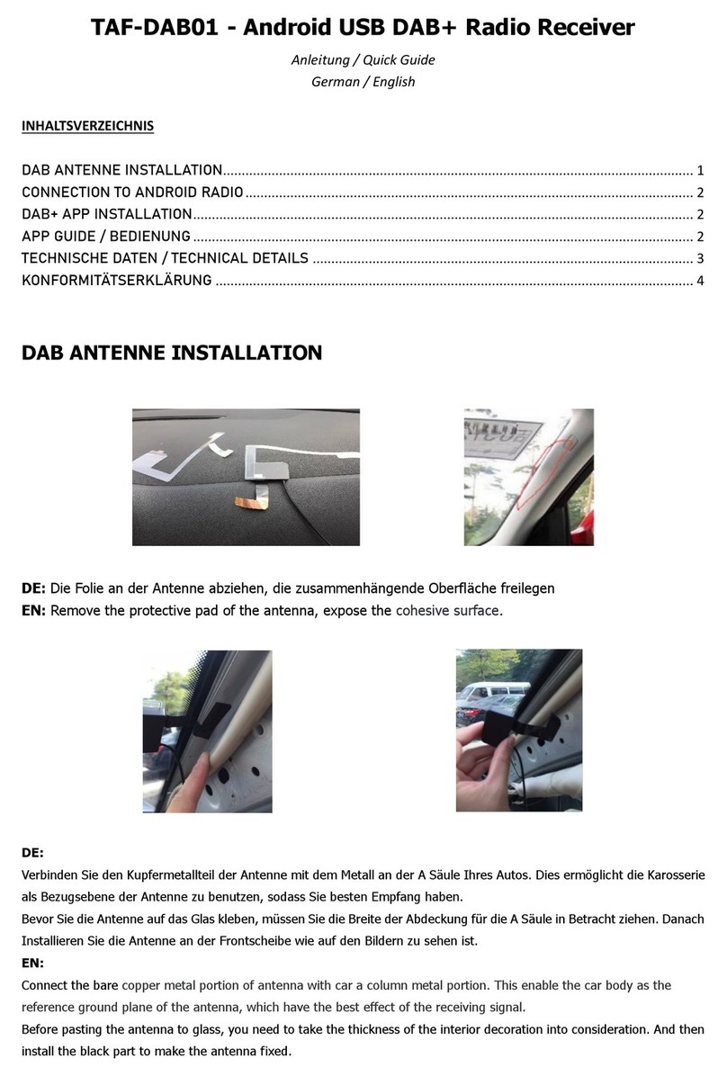 REAL MEDIA SHOP TAF-DAB01 quick guide