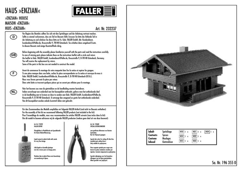 Faller ENZIAN User manual