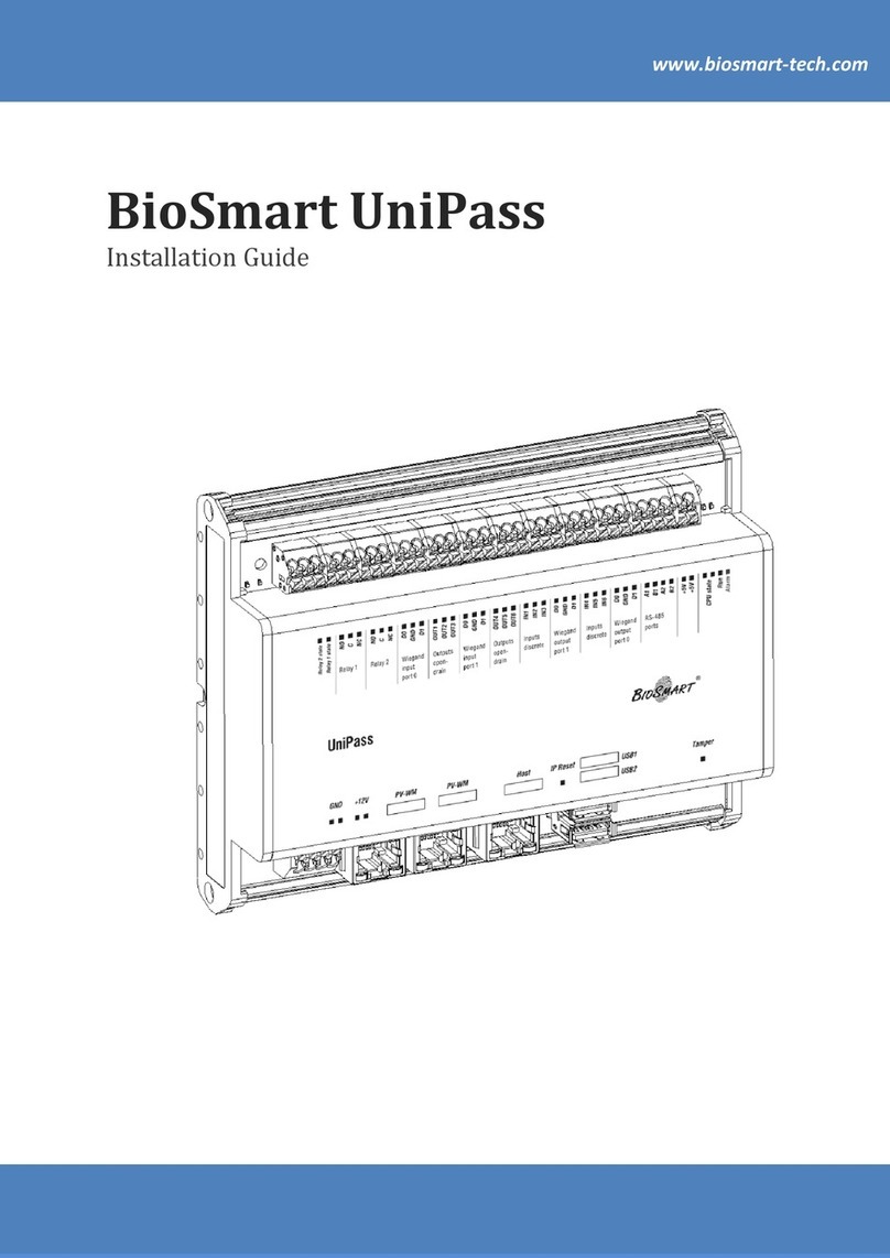 BioSmart UniPass User manual