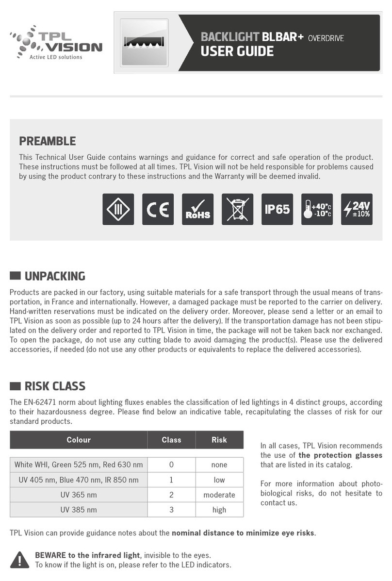 TPL VISION BLBAR+ user guide