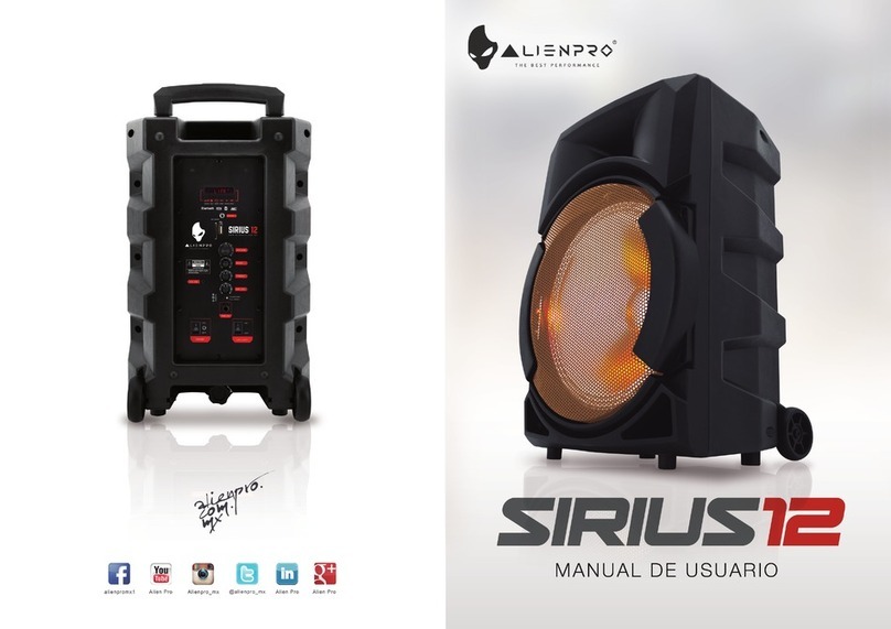 AlienPro SIRIUS12 user manual