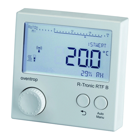 oventrop R-Tronic RTF B operating instructions