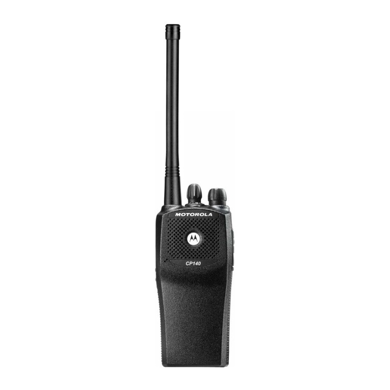 Motorola Commercial Series Operating and installation instructions