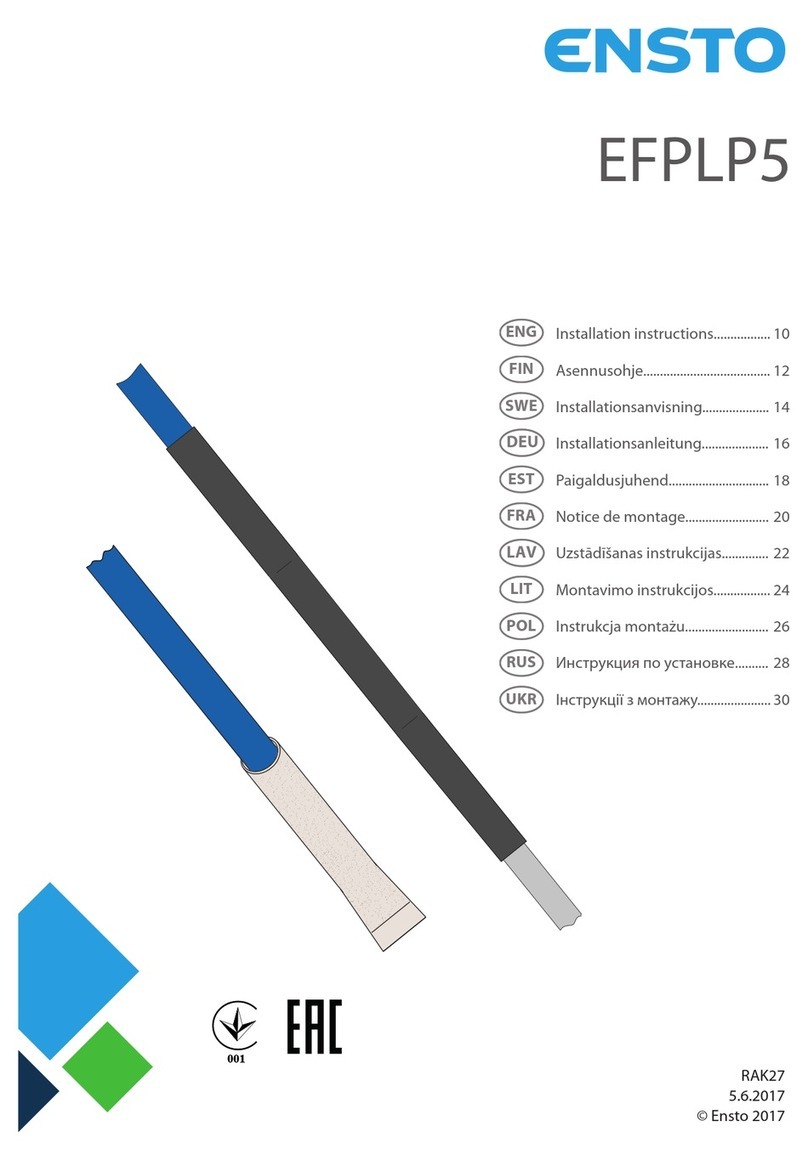 ensto EFPLP5 installation instructions