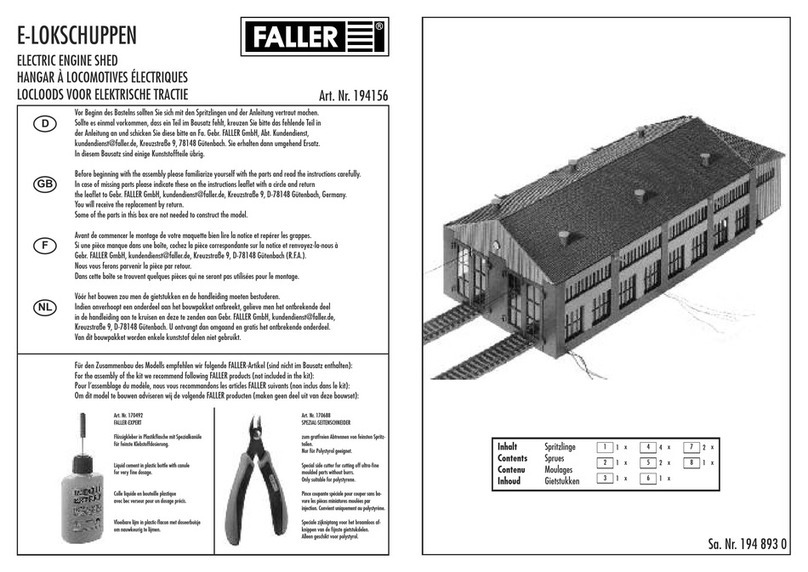Faller 194156 User manual