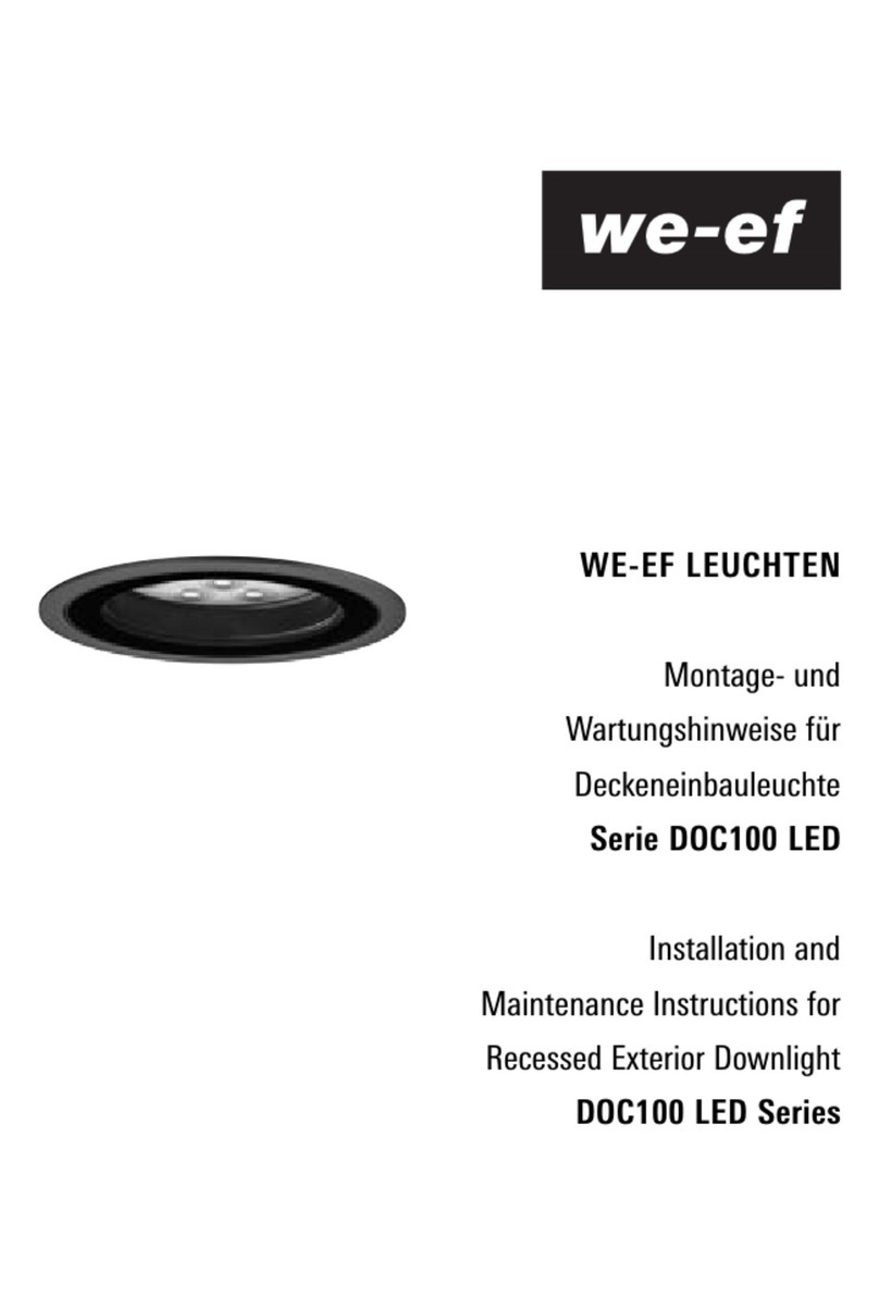 WE-EF DOC100 LED Series User manual