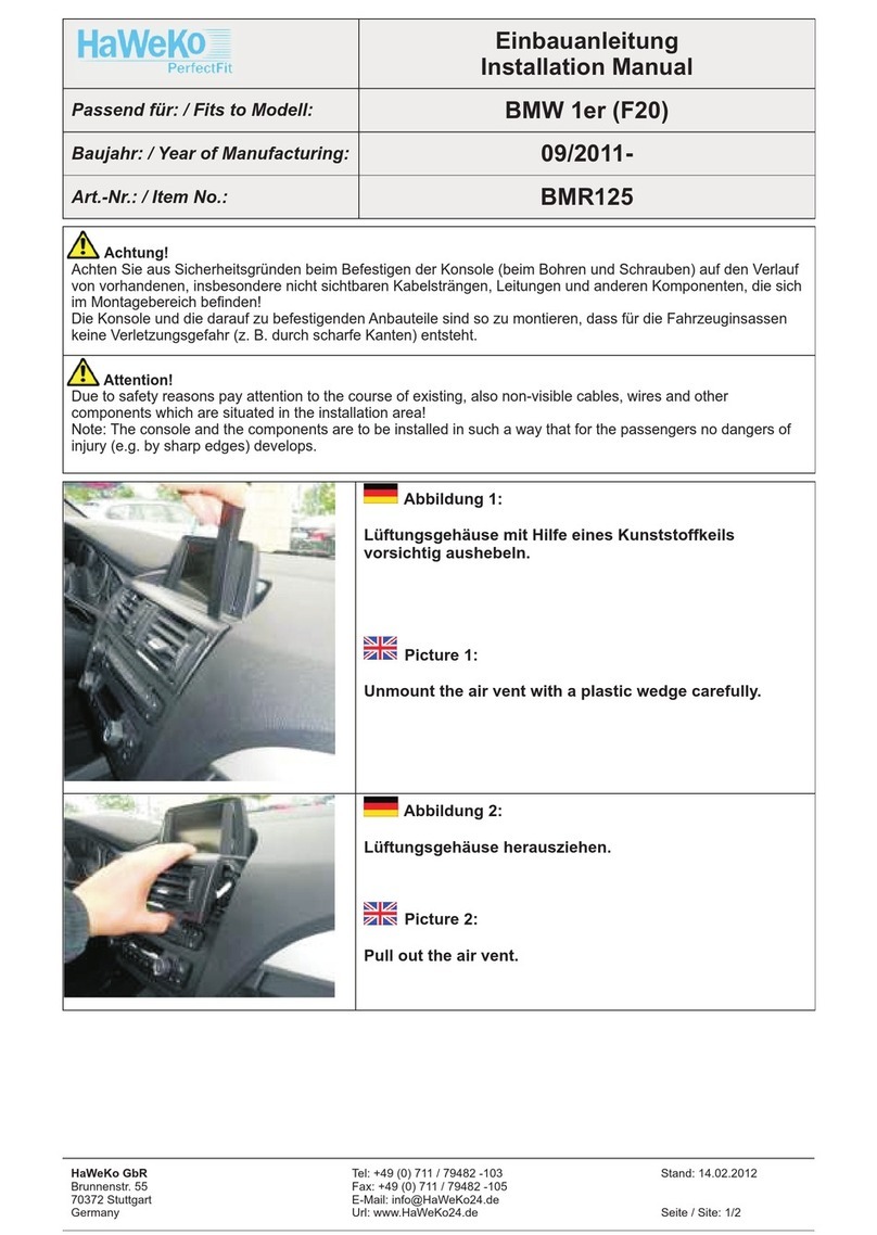 HaWeKo BMR125 installation manual