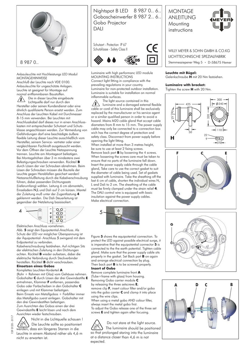 Meyer 8 987 0 Series Mounting instructions