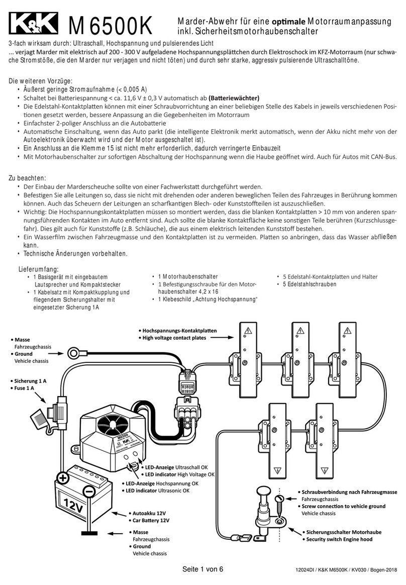 K&K M6500K manual