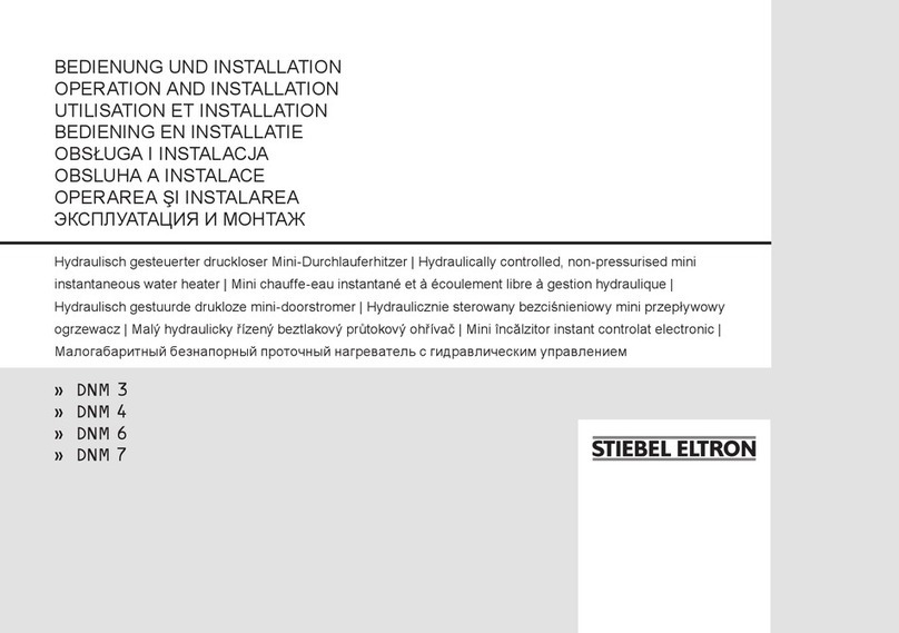 STIEBEL ELTRON DNM 3 Instruction Manual