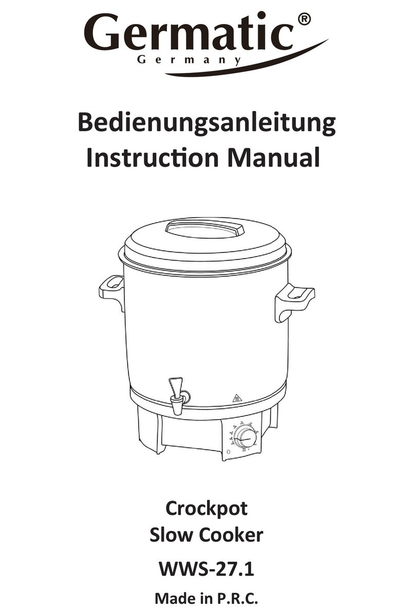 Germatic WWS-27.1 instruction manual