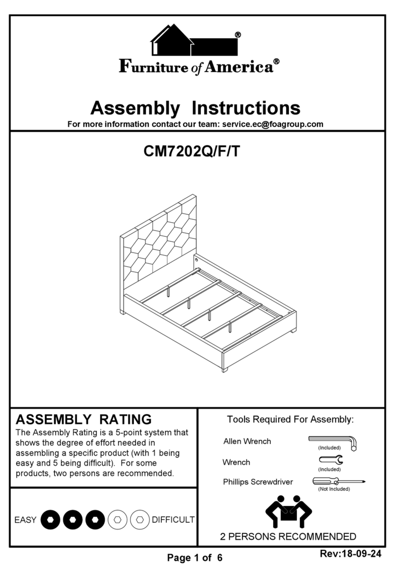 Furniture of America CM7202Q User manual