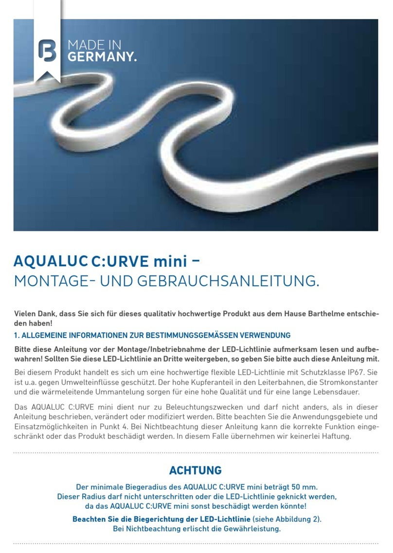 Barthelme AQUALUC C:URVE mini User manual
