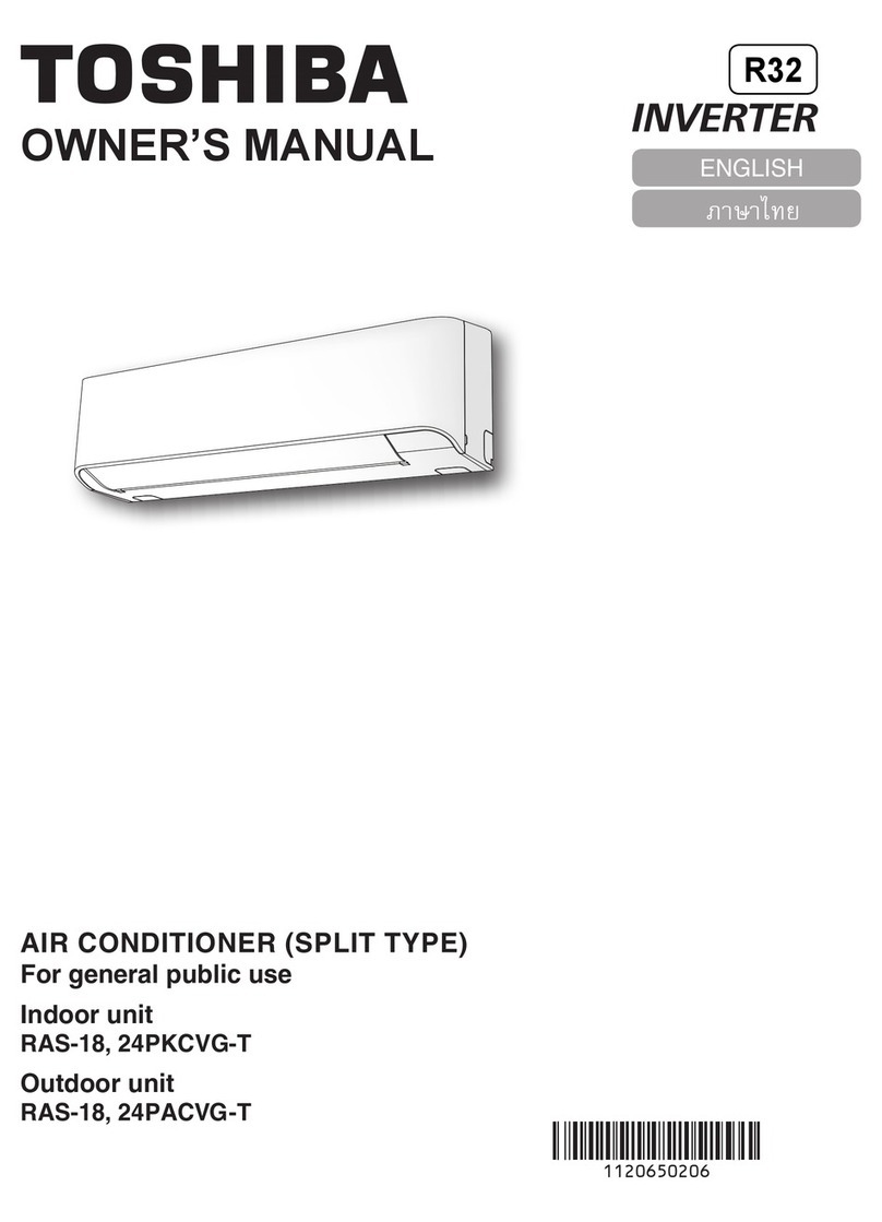 Toshiba RAS-18PACVG -T User manual
