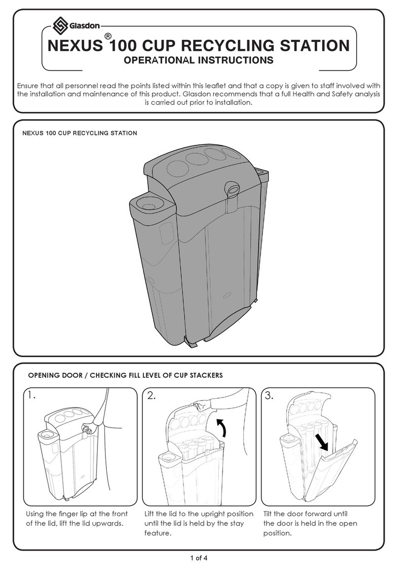 Glasdon NEXUS 100 Operational instructions
