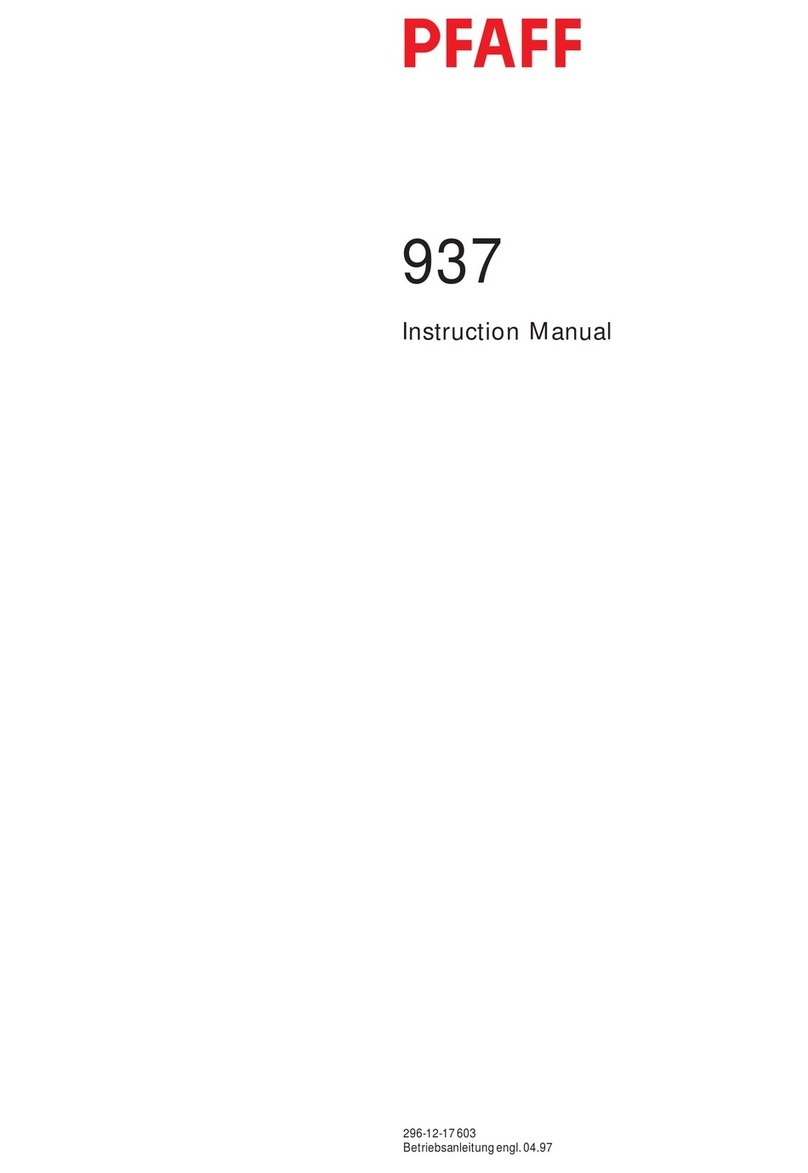Pfaff 937 User manual