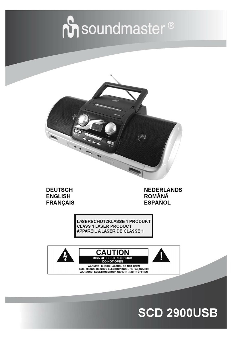SOUNDMASTER SCD 2900USB User manual