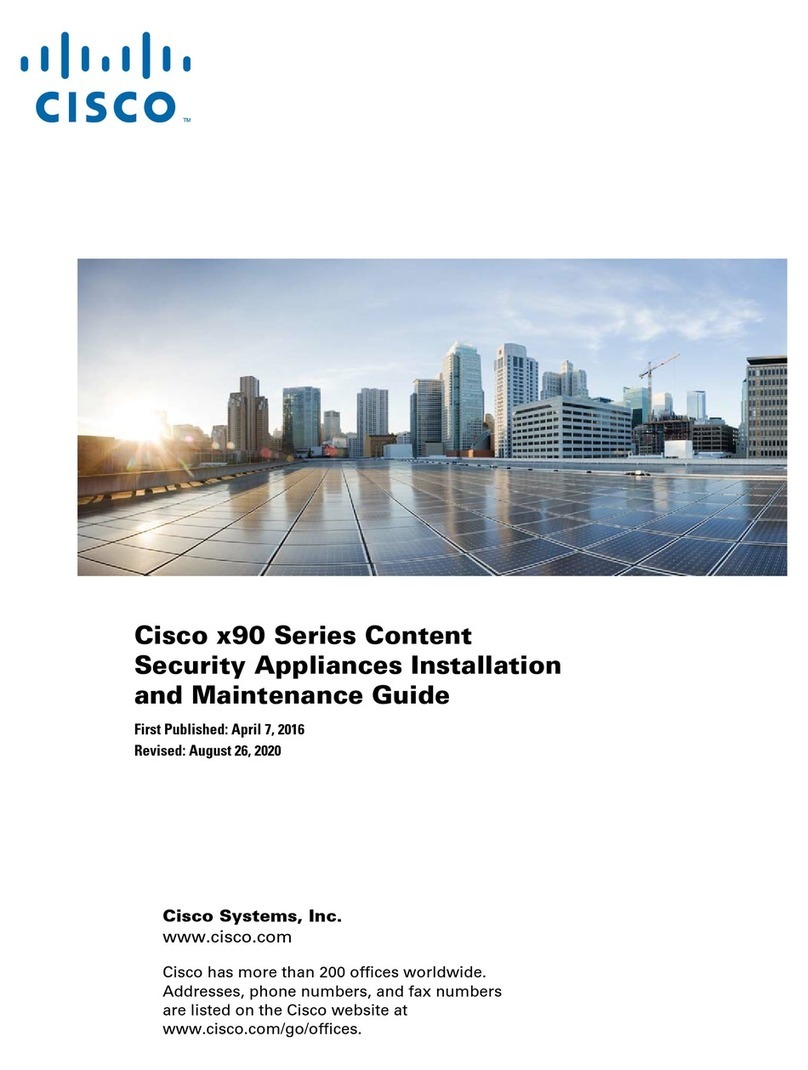 Cisco CSA 90 Series Product manual Cisco CSA 90 Series Product manual
